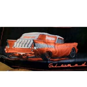 Snap-On Tools ~ 57 GM GLO MAD Street Rod Plush Beach Towel 34” x 64” NWT 1125-W1